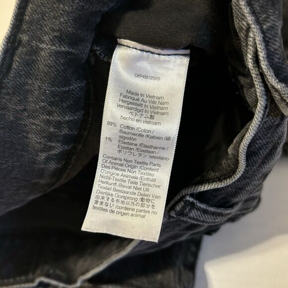 Madewell Perfect Vintage Jeans Black Denim Dark Wash Womens Size 24 High Rise - Picture 13 of 14